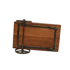 Reclaimed Wood Cart Valet Tray / Desk Organizer